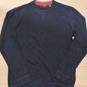 Sold offline! Ted Baker London Mens Navy Crewneck Sweater (Size 3 = Med)